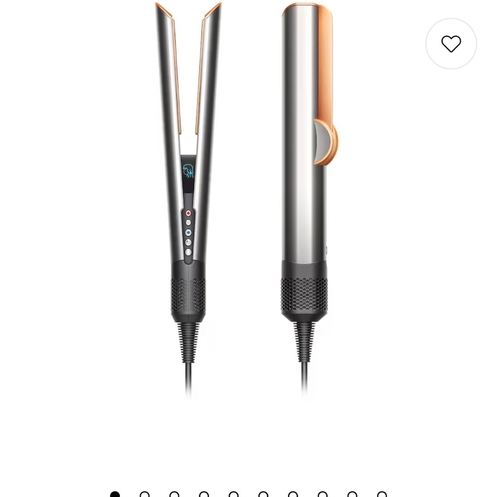 Dyson Airstrait Straightener - Metallic Silver and Copper